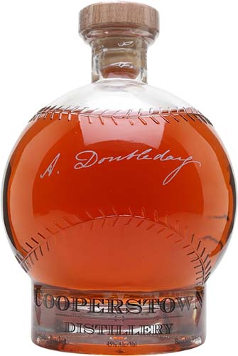 Cooperstown Doubleday Baseball Bourbon Whiskey