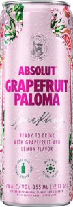 Absolut Grapefruit Paloma Sparkling Vodka Cocktail