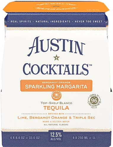 Austin Cocktails Sparkling Bergamot Orange Margarita