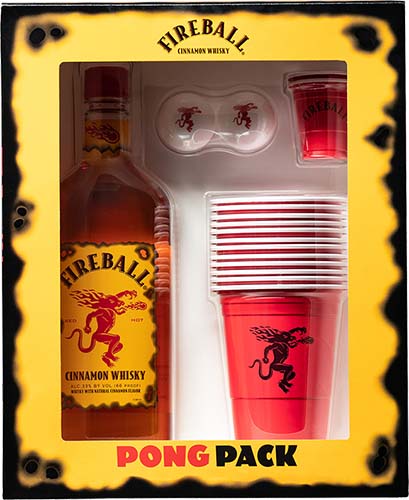 Fireball Whisky Ping Pong Gift Set