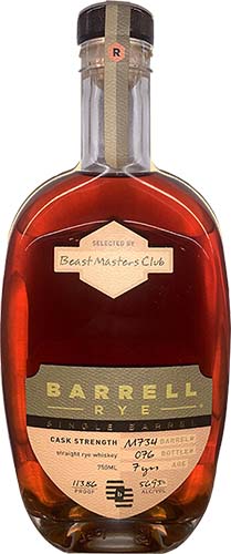 Barrell 7 Year Old Single Barrel Straight Rye Whiskey