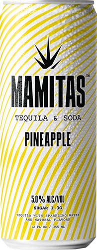 Mamitas Pineapple Tequila & Soda