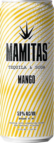 Mamitas Mango Tequila + Soda