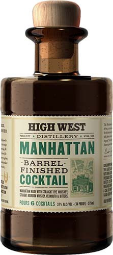 High West Manhattan Barrel Finished Cocktail