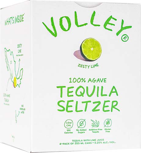 Volley Zesty Lime Spiked Seltzer