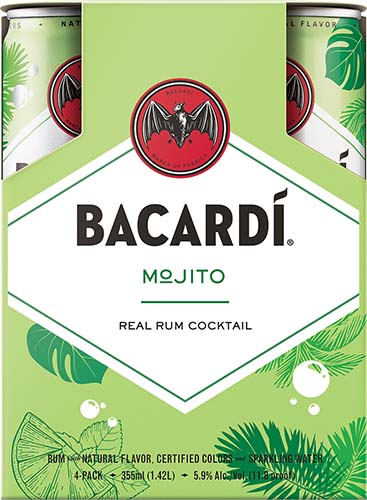 Bacardi Real Rum Mojito Cocktail