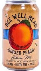 Bee Well Mead Ginger Peach