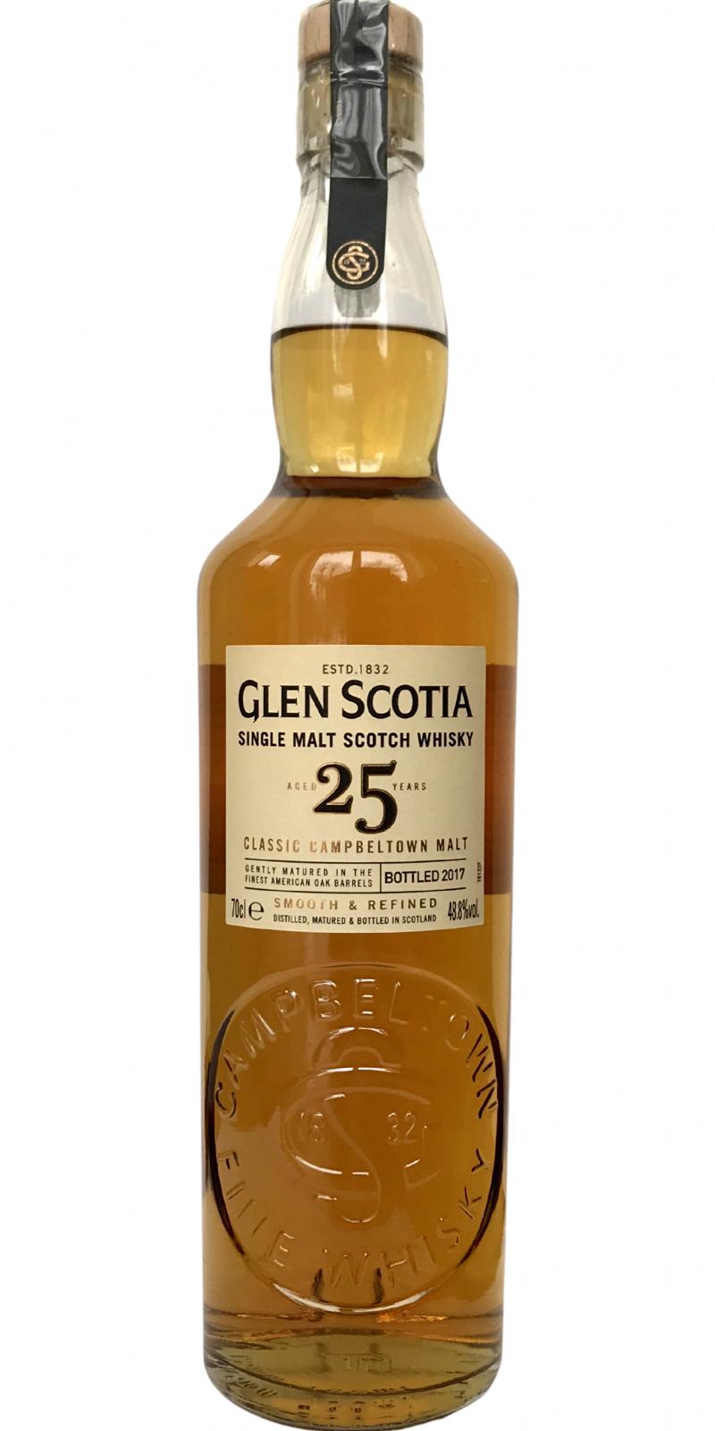 Glen Scotia 25 Year Old Single Malt Scotch Whisky