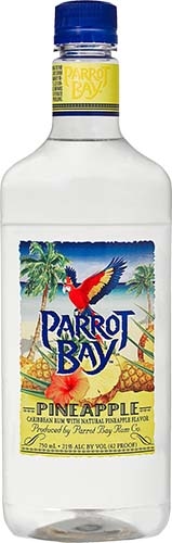 Parrot Bay Pineapple Rum Plastic 42 Proof