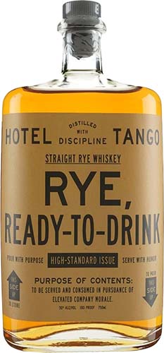 Hotel Tango Rye Whiskey