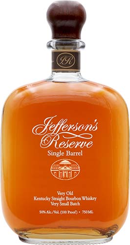 Jefferson’s Reserve Single Barrel 100 Proof Bourbon Whiskey