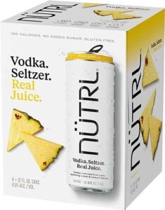 Nutrl Pineapple Vodka Seltzer & Real Juice