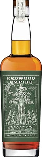 Redwood Empire Rocket Top’ d In Bond Straight Rye Whiskey