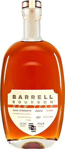 Barrell Bourbon New Year 2022 Limited Edition