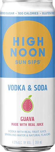 High Noon Guava Seltzer