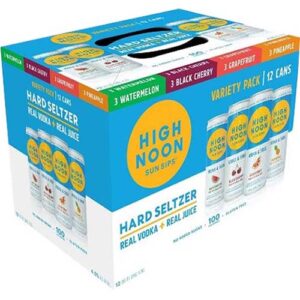 High Noon Sun Sips Variety Pack Hard Seltzer 12 355 Ml Cans