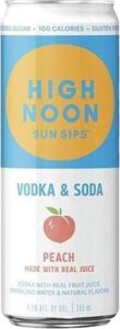 High Noon Vodka Hard Seltzer, Peach, Can 700 Ml