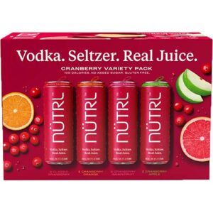 Nutrl Vodka Seltzer Cranberry Variety Pack