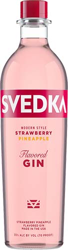 Svedka Gin, Strawberry Pineapple, Modern Style