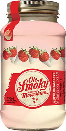 Ole Smoky Moonshine White Chocolate Strawberry Cream