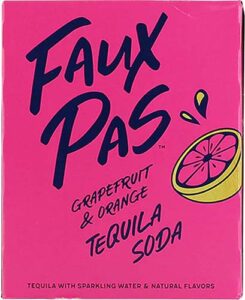 Faux Paus Pas Grapefruit & Orange Tequila Soda