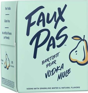 Faux Pas Bartlett Pear Vodka Mule