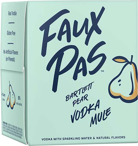 Faux Pas Bartlett Pear Vodka Mule