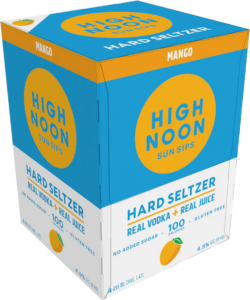 High Noon Sun Sips Mango Vodka Hard Seltzer 4pk/12 Fl Oz Cans