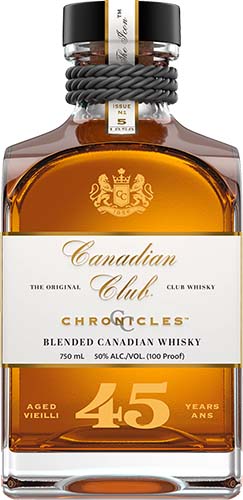 Canadian Club Chronicles 45 Year Old Whisky