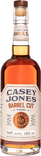 Casey Jones Distillery Barrel Cut Single Barrel113.8/