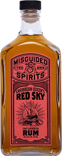 Misguided Spirits Caribbean Queens Red Sky Rum