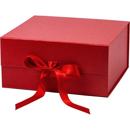 Gift Box Red 2/3 Btl Bow Misc