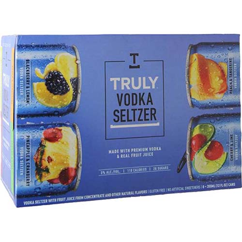 Truly Vodka Soda, Twist Of Flavor, Variety Pack