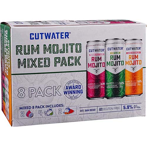 Cutwater Spirits Rum Mojito Variety Pack