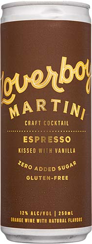 Loverboy Sparkling Tea Espresso Martini