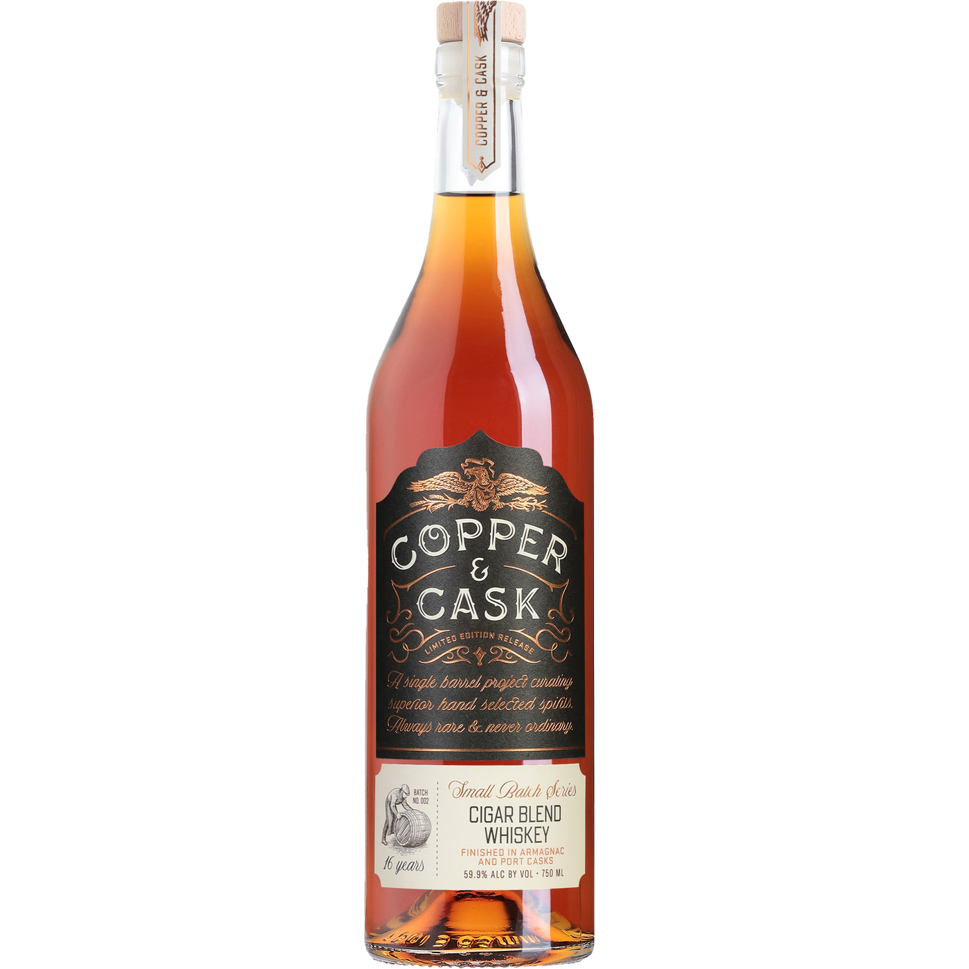 Copper Cask Batch Series No2 Cigar Blend Whiskey 16Yr