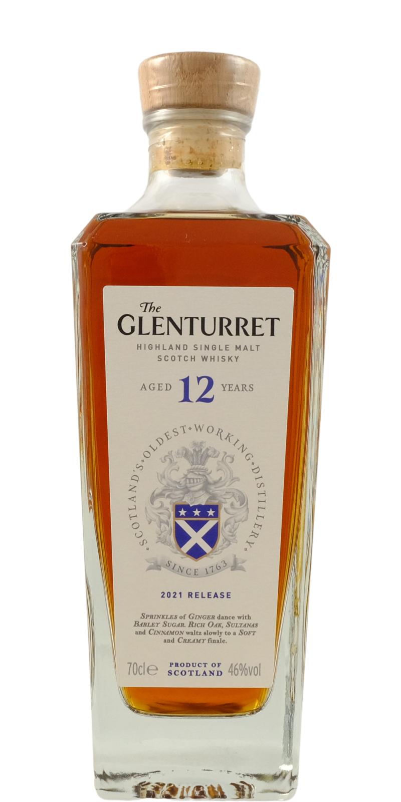 The Glenturret Distillery 12 Year Old Single Malt Scotch Whisky