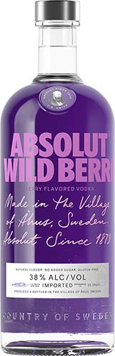 Absolut Wild Berry Vodka