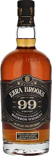 Ezra Brooks Bourbon Whiskey, Kentucky Straight, 99 Proof