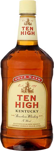 Ten High Whiskey, Kentucky Bourbon, Sour Mash