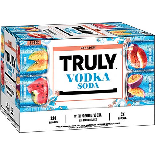 Truly Vodka Soda, Paradise, Variety Pack