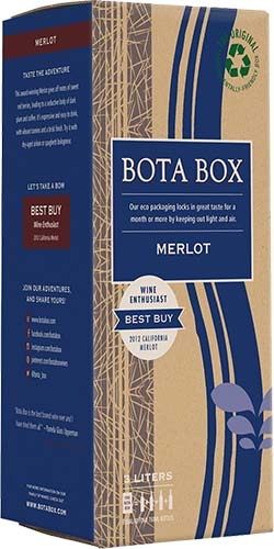 Bota Box Merlot, California, 2018