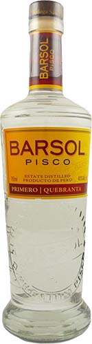 Barsol Pisco Primero Quebranta