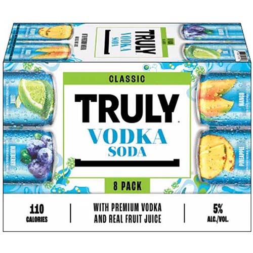 Truly Vodka Soda, Classic, Variety Pack