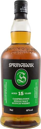 Springbank 15 Year Old Single Malt Scotch Whisky