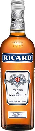 Ricard Pastis De Marseille Anise Liqueur