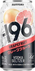 Suntory -196 Grapefruit Vodka Seltzer