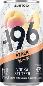 Suntory -196 Peach Vodka Seltzer