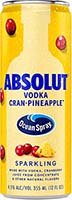 Absolut Ocean Spray Vodka Cranberry 4pk