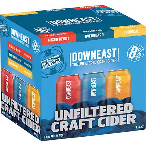 Downeast Cider Overboard Mix